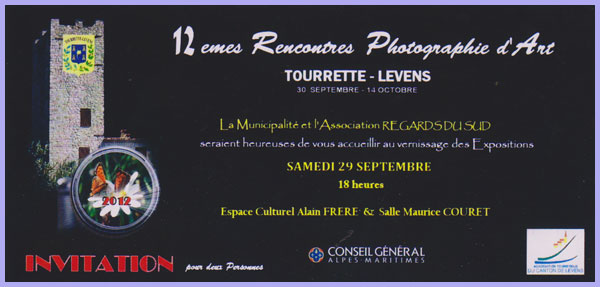 12 èmes Rencontres Photographiques d'art Tourrette-Levens